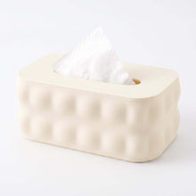 Load image into Gallery viewer, 1 PC Modern Bubble Texture Plastic Tissue Box Holder (21x13x9cm) | Decorative Napkin Dispenser & Vanity Organizer