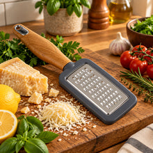 تحميل الصورة في عارض المعرض، Handheld grater with wooden handle on a white background