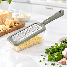 تحميل الصورة في عارض المعرض، Graters - Stainless Steel Cheese Grater With Container - Lemon Zester Grater