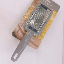 تحميل الصورة في عارض المعرض، Gray box grater with honeycomb design on a white background