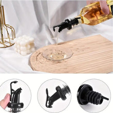 Load image into Gallery viewer, Shakers - Glass Spice seasoning jars Set of 4 with Stainless Steel Lids & Holder - 2 Spice Jars + 2 Seasoning Glass Bottles