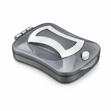 Load image into Gallery viewer, Grey handheld double-brush crumb sweeper