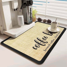 Load image into Gallery viewer, 1 Coffee Bar Mat for Countertop (30x40cm) | Absorbent & Non-Slip Coffee Station Drying Mat