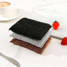 Load image into Gallery viewer, Heavy Duty Nylon Cleaning Sponge - Pack of 4 Multi-Purpose Cleaning Sponges - Long-Lasting and Reusable Dishwashing Sponge