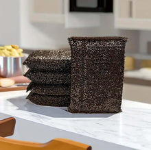 Load image into Gallery viewer, Heavy Duty Nylon Cleaning Sponge - Pack of 4 Multi-Purpose Cleaning Sponges - Long-Lasting and Reusable Dishwashing Sponge
