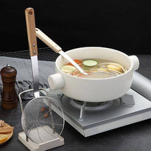 Load image into Gallery viewer, Stainless Steel Wire Spider Skimmer / Strainer with Safe Wooden Handle (3 Sizes)