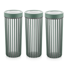 تحميل الصورة في عارض المعرض، أوعية تخزين الطعام بغطاء لولبي - طقم من 3 قطع × 1700 مل. حاويات التخزين