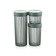 Load image into Gallery viewer, Food Storage Containers with Screw Lid - Set Of 3 (500 - 1100 - 1700 ml.)