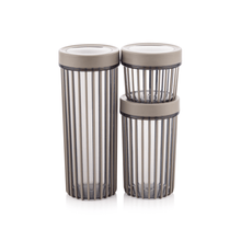 Load image into Gallery viewer, Food Storage Containers with Screw Lid - Set Of 3 (500 - 1100 - 1700 ml.)