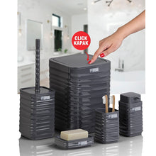 تحميل الصورة في عارض المعرض، طقم اكسسوارات حمام - طقم حمام ديكور 5 قطع (لونا) - إطار مصمت