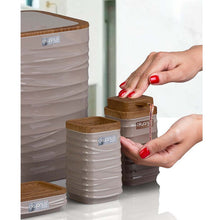 Load image into Gallery viewer, Bathroom Accessories Set - 5 Pcs Decor Bathroom Set (Luna) - Wooden Frame