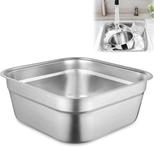 تحميل الصورة في عارض المعرض، Bowls - Multi-Purpose Stainless Steel Square Bowl - 30 x 30 cm.