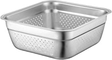 تحميل الصورة في عارض المعرض، Bowls - Multi-Purpose Stainless Steel Square Bowl - 30 x 30 cm.