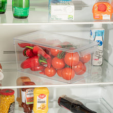 Load image into Gallery viewer, Multifunctional Acrylic Refrigerator Organizer Bin with Lid (9.0 Liters)