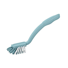 Load image into Gallery viewer, Blue kitchen brush with a white bristle head on a white background