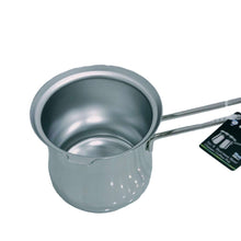 Load image into Gallery viewer, Stainless steel pot on a white background with a visible brand label.