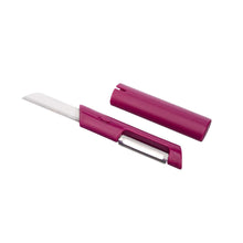 تحميل الصورة في عارض المعرض، Peelers - Dual function Peeler & Knife - 2 in 1 Vegetable & Fruit Peeler