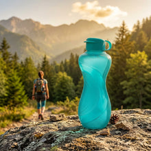 Load image into Gallery viewer, Bottles - Plastic Water Bottle - Sports Water Bottle - Reusable Leak Proof Drink Flask - Waterfresh Bottle 2000 ml. in teal color
