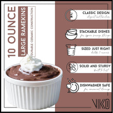 Load image into Gallery viewer, Porcelain Ramekins - Set of 3 Soufflé Dishes 200 ml