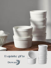 Load image into Gallery viewer, Porcelain Ramekins - Set of 3 Soufflé Dishes 200 ml