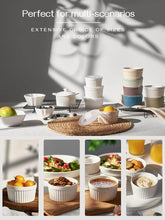 Load image into Gallery viewer, Porcelain Ramekins - Set of 3 Soufflé Dishes 200 ml