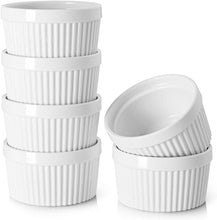 Load image into Gallery viewer, Porcelain Ramekins - Set of 3 Soufflé Dishes 200 ml