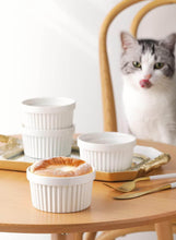 Load image into Gallery viewer, Porcelain Ramekins - Set of 3 Soufflé Dishes 200 ml