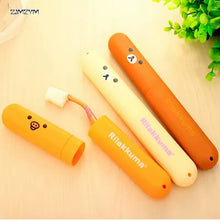 Load image into Gallery viewer, Portable Travel Toothbrush Case - Hard Plastic Dust-Proof Toothbrush Container