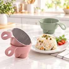 تحميل الصورة في عارض المعرض، Pink and gray kitchen tool on a white surface with food items in the background