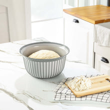 Load image into Gallery viewer, Bowls - Multi Purpose Linea Round Mixing Bowl - ( 5000 ml ) for meal prepping and food storage on a kitchen countertop.