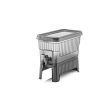 تحميل الصورة في عارض المعرض، 1 Pcs Beverage Dispenser with Dual-Use Stand - Plastic Food Container For Detox and Juice 4.5 Liters