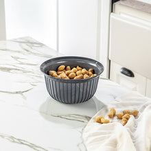 Load image into Gallery viewer, Bowls - Multi Purpose Linea Round Mixing Bowl - ( 2000 ml ) filled with peanuts on a marble countertop.