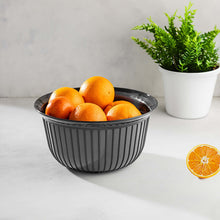 Load image into Gallery viewer, Bowls - Multi Purpose Linea Round Mixing Bowl - ( 5000 ml ) with oranges in a sleek design.