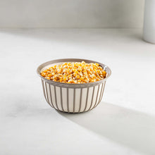 Load image into Gallery viewer, Bowls - Multi Purpose Linea Round Mixing Bowl - ( 500 ml ) filled with yellow corn kernels on a sleek surface.