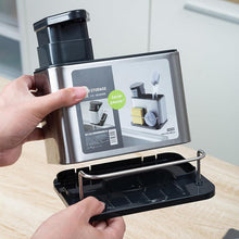 Load image into Gallery viewer, Soap Dispenser And Sponge Holder - Stainless Steel