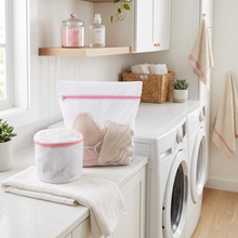Load image into Gallery viewer, Flat and cylindrical mesh laundry bags