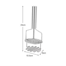 Load image into Gallery viewer, Spatulas/Utensils - Stainless Steel Potato Masher - Double Press Potato Masher