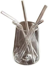 Load image into Gallery viewer, Straws - Reusable Drinking Glass Straws For Drinks - Set of 6