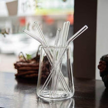 Load image into Gallery viewer, Straws - Reusable Drinking Glass Straws For Drinks - Set of 6