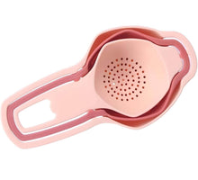 Load image into Gallery viewer, Funnels | Tea Strainer, Funnel and Egg Separator , 3 in 1 Set - High Quality Plastic Funnel Food Grade PP Material with Removable Strainer, Egg White Separator, Egg Filter Sieve
