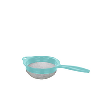 تحميل الصورة في عارض المعرض، Teal strainer with a gray interior on a transparent background