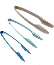 Load image into Gallery viewer, Tong/Grabber - Multifunctional 3 pcs Set of Plastic Tongs Ideal Serving Tool for Barbecue Cooking Pasta Buffet and Salad Serving Tongs Baking Tongs Kitchen Plastic Tongs for Camping Parties