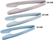 Load image into Gallery viewer, Tong/Grabber - Multifunctional 3 pcs Set of Plastic Tongs Ideal Serving Tool for Barbecue Cooking Pasta Buffet and Salad Serving Tongs Baking Tongs Kitchen Plastic Tongs for Camping Parties