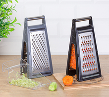 Load image into Gallery viewer, Graters - Triangle Grater - 2-Sided Grater with Acrylic Tank & Handle