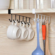 Load image into Gallery viewer, Under Cabinet Hanging Storage Shelf Hook - Multipurpose Hook