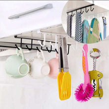 تحميل الصورة في عارض المعرض، Under Cabinet Hanging Storage Shelf Hook - Multipurpose Hook