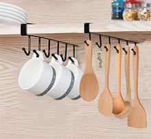 Load image into Gallery viewer, Under Cabinet Hanging Storage Shelf Hook - Multipurpose Hook