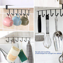 Load image into Gallery viewer, Under Cabinet Hanging Storage Shelf Hook - Multipurpose Hook