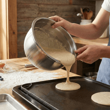 تحميل الصورة في عارض المعرض، 26cm Deep Stainless Steel Mixing Bowl | Easy-Pour Baking & Marinating Prep Basin - Silver
