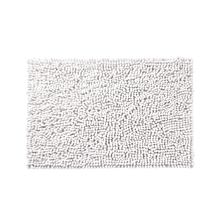 Load image into Gallery viewer, 1 Pc Absorbent Luxury Chunky Chenille Bathroom Rug (50x80cm - 950 grams) | Ultra-Soft Non-Slip Bath Mat - White